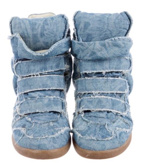 Isabel Marant Shoes - Isabel Marant Denim Bekett Authentic